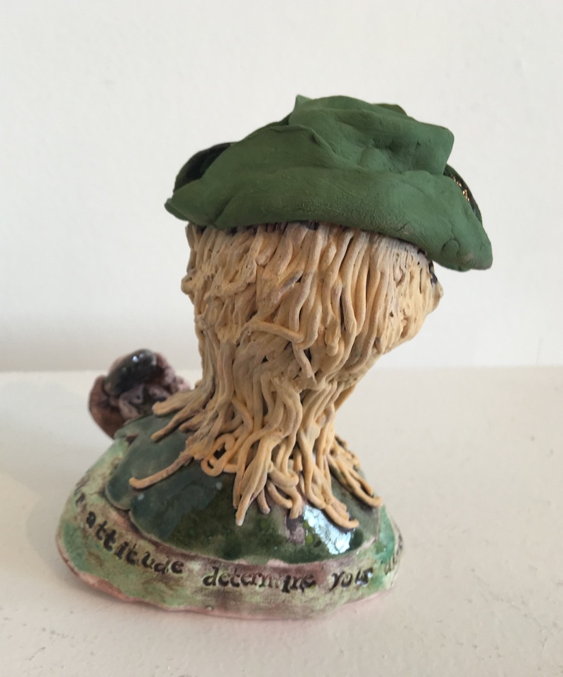 Nachiko Takahashi | Pirate | Back  ceramic | McAtamney Gallery and Design Store | Geraldine NZ